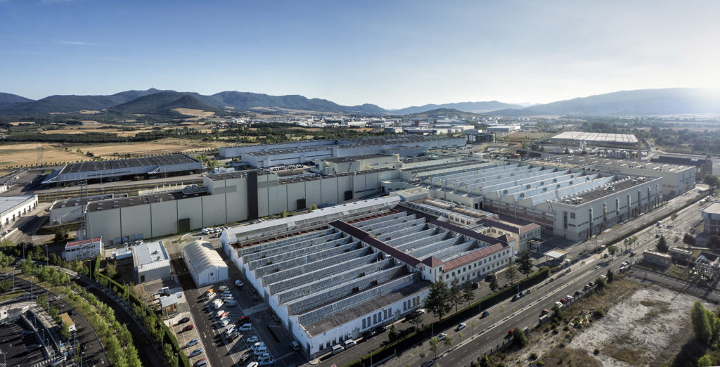 Instalaciones de la fábrica de Mercedes Benz Vitoria